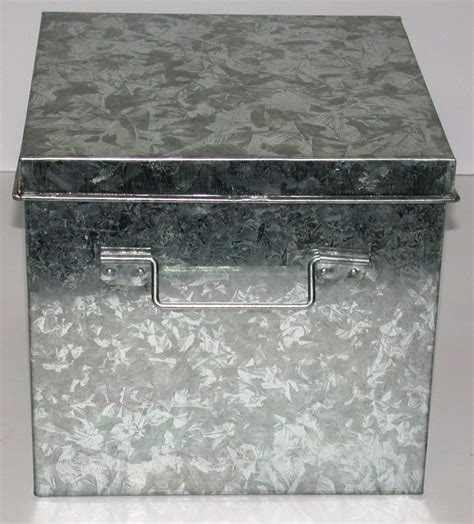 galvanized steel box|galvanized metal boxes with lids.